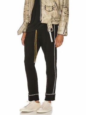RHUDE Smoking Pants Black Pinstripe Mens Large